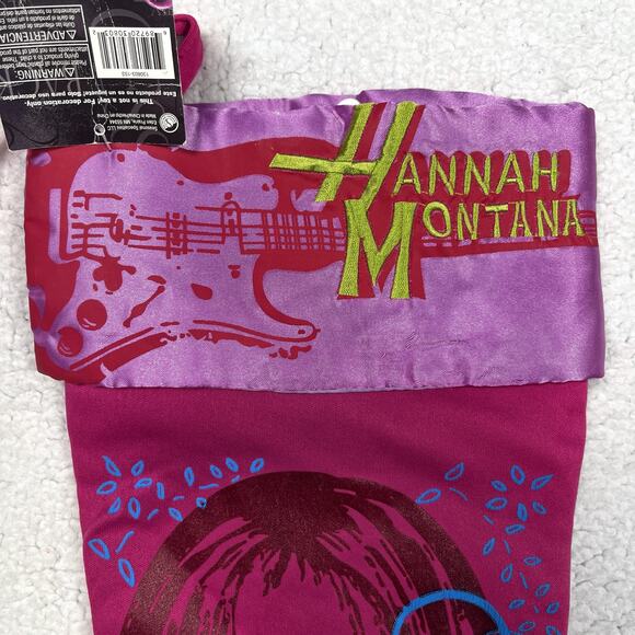 Disney Hannah Montana Christmas Holiday Stocking Miley Cyrus Kids Girls - Picture 3 of 15